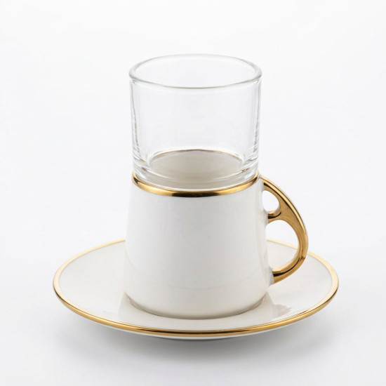 Porcelain Tea Cup Set 6 Pcs